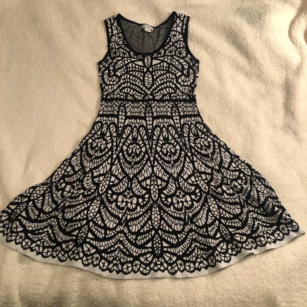 Carmen Marc Valvo Sweater Dress
